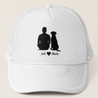 Personalized Labrador Retriever Dog And Male Owner