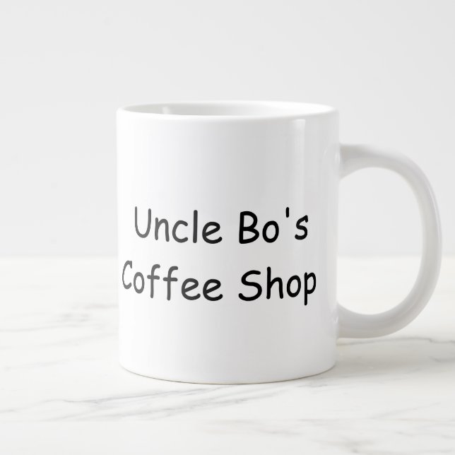 PERSONALIZED LARGE COFFEE MUG (Right)