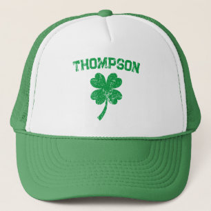 Personalized Last Name St Patrick's Day Party Trucker Hat