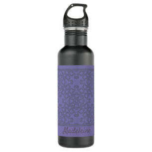 Personalized lavender pattern 710 ml water bottle