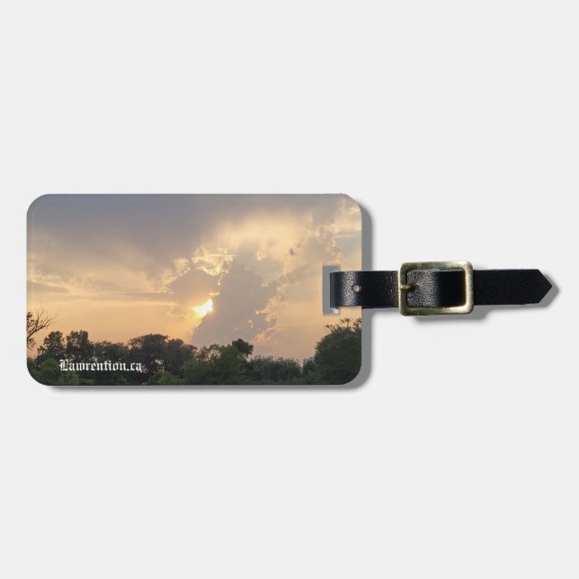 Personalized Lawrention Luggage Tag (Front Horizontal)