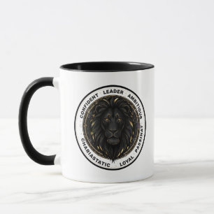 Personalized Leo Zodiac sign Name and traits Mug