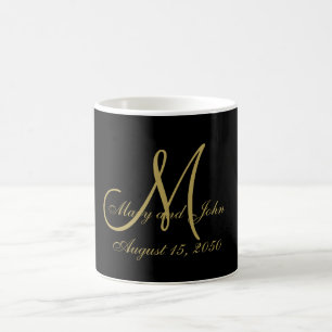 Personalized Letter And Names  Coffee Mug