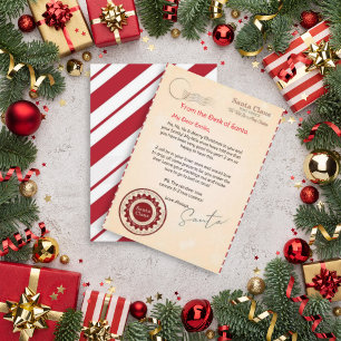 Personalized Letter from Santa Claus template