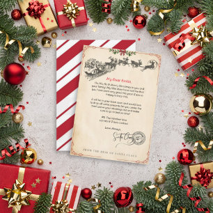 Personalized Letter from Santa Claus template