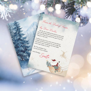 Personalized Letter from Santa Claus template