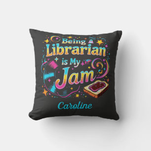 Personalized Librarian Gift Cushion