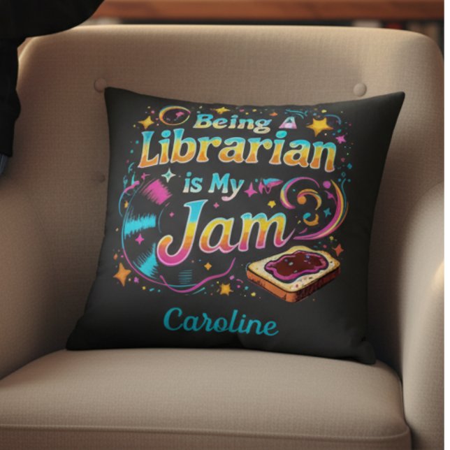 Personalized Librarian Gift Cushion (Creator Uploaded)