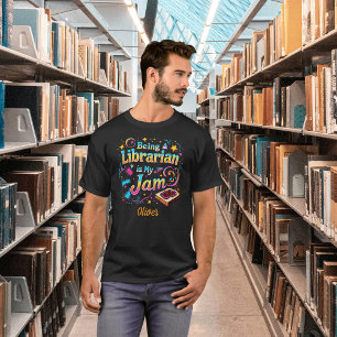 Personalized Librarian Gift T-Shirt