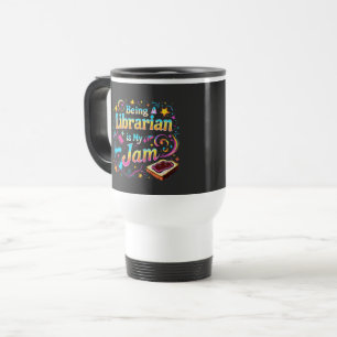 Personalized Librarian Gift Travel Mug