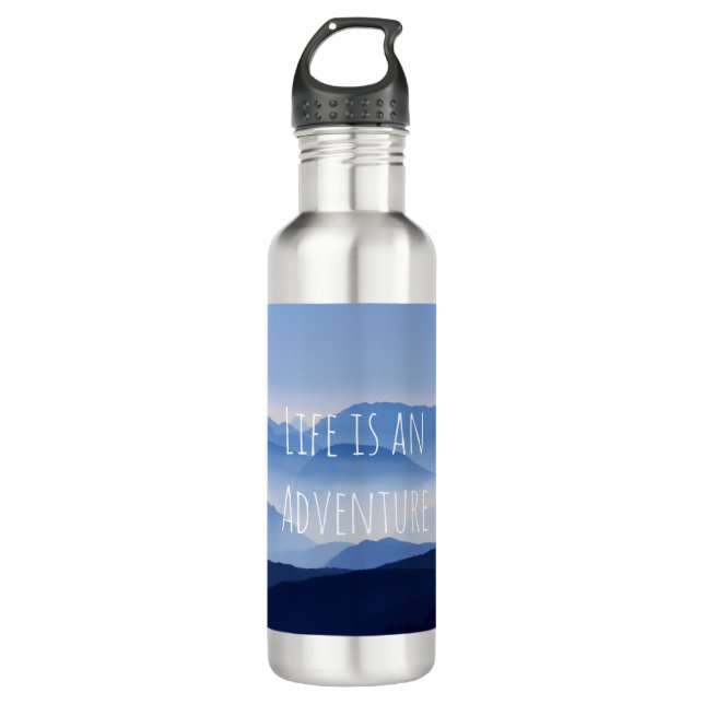 Personalized Life is an Adventure 710 Ml Water Bottle (Front)