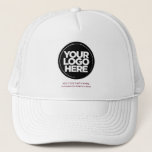 Personalized Logo and Text Baseball Trucker Hat<br><div class="desc">Create your very own corporate Trucker Hat! Our sleek and contemporary template comes in a variety of colors, offering full customization options to showcase your business logo, chosen photograph or image. Enhance personalization by adding your name, company slogan or moniker, promotional Instagram handle, or any personalized text of your choice....</div>
