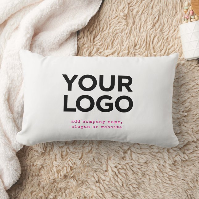 Personalized Logo and Text Corporate Lumbar Cushion (Blanket)