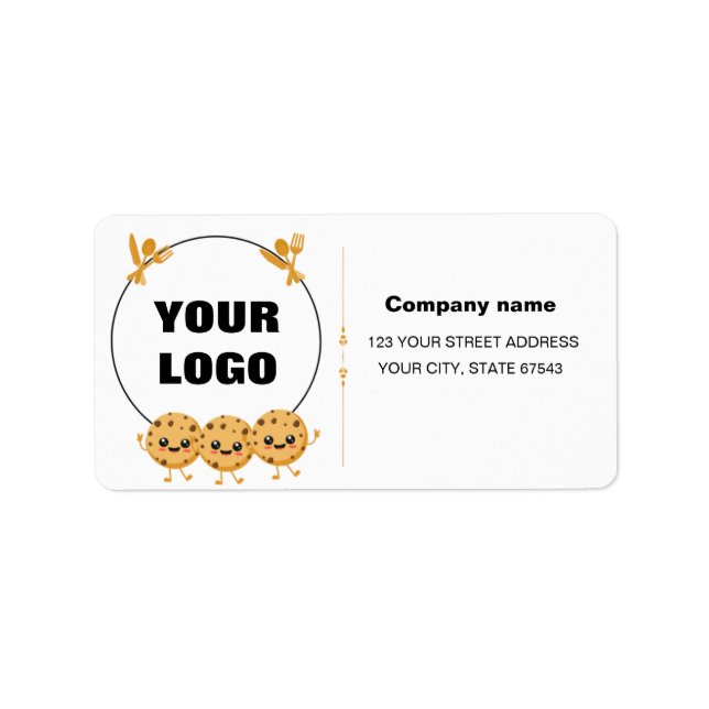 Personalized LOGO chefs label (Front)