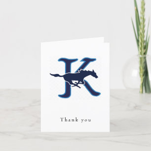 Personalized Logo Folded Thank You Card