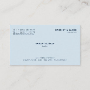 Personalized Logo, Realtor, Estate Agent Business Card