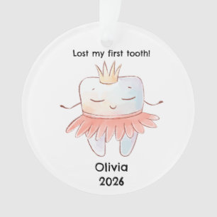 Personalized Lost My First Tooth Christmas Ornament