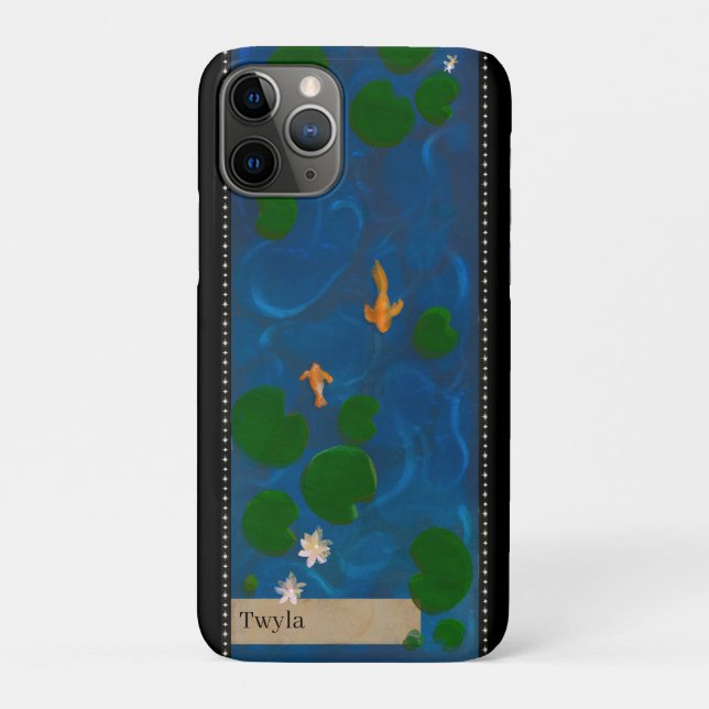 Personalized Lotus Pond Case-Mate iPhone Case (Back)