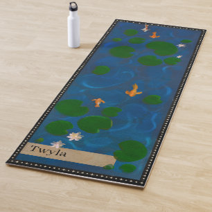 Personalized Lotus Pond Yoga Mat