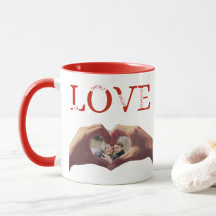 Personalized LOVE Acronym Photo  Mug