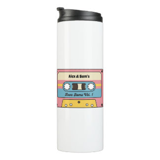 Personalized Love Jams Cassette Tape – Custom Name Thermal Tumbler