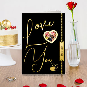 Personalized Love You Forever Valentine's Day Card