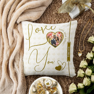Personalized Love You Forever Valentine's Day Cushion