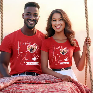 Personalized Love You Forever Valentine's Day T-Shirt