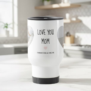 Personalized “Love You Mom” Photo Custom Mug