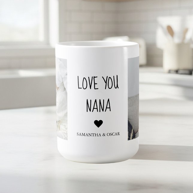 Personalized Love You Nana | Custom Photo Gift Coffee Mug (Creator Uploaded)