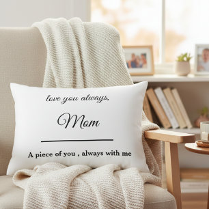 “Personalized Loving Memory Pillow for Mom”