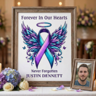 Personalized Loving Memory Suicide Loss Awareness Poster