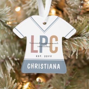 Personalized LPC Licensed Professional Counselor Ornament