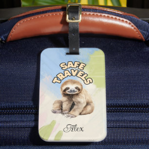 PERSONALIZED LUGGAGE TAG (SLOTH)