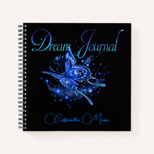 Personalized Lunar Moth Dream Journal