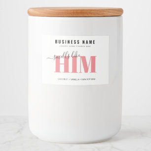 Personalized Luxury Candle Label 