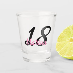 Personalized Luxury Name Birthday Anniversary . Shot Glass