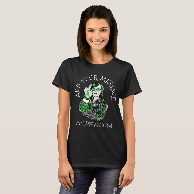 PERSONALIZED  Lyme Disease Shirt (Front Full)