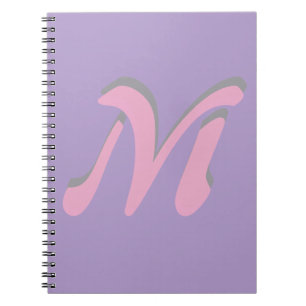 Personalized M Initial Notebook