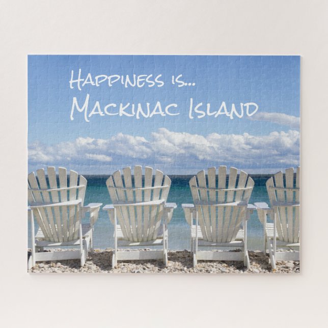 Personalized Mackinac Island Jigsaw Puzzle (Horizontal)