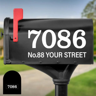 Personalized Mailbox Number and Address