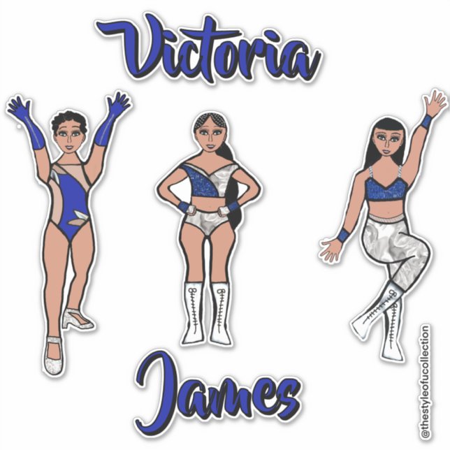 Personalized Majorette Silver Blue Twist #2  (Front)