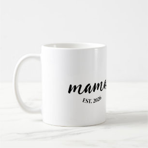 Personalized Mama Est Year Custom Gift For Mommy Coffee Mug