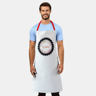 Personalized Man Glitter Funny Grilling Chef Apron