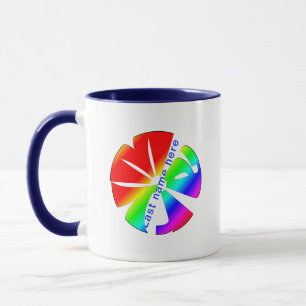 Personalized "Mary" Name Rainbow Coffee Mug