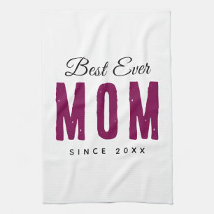 Personalized Massage Kitchen Towel – Best Mom Ever