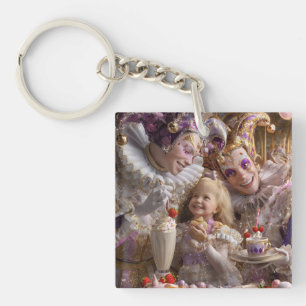 Personalized Meal Placemats Key Ring