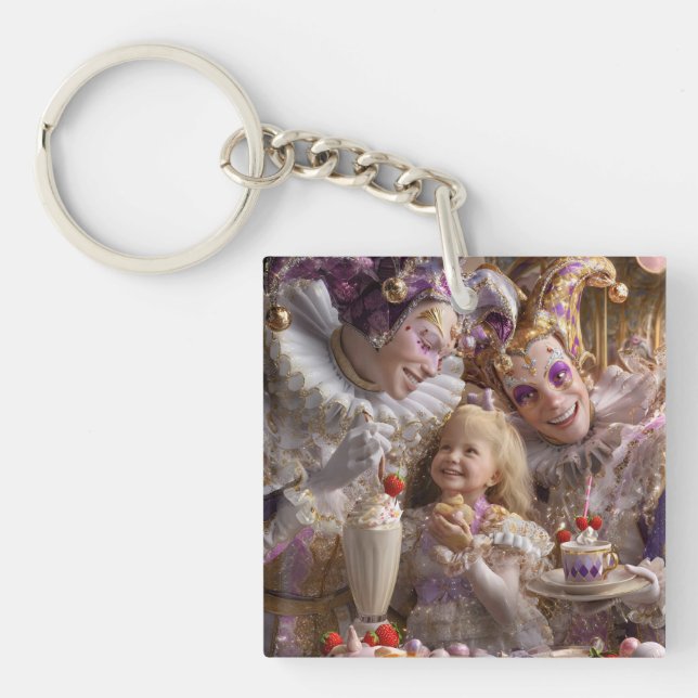  Personalized Meal Placemats Key Ring (Front)
