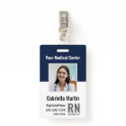 Personalized Medical Employee Photo ID