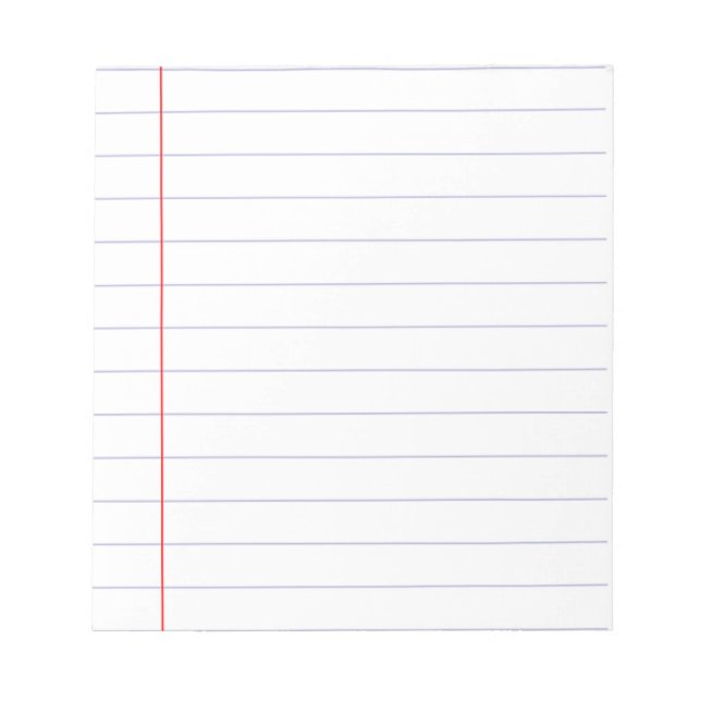 Personalized Memo Pad with Business Lines (Front)